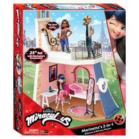 Miraculous: The Tales of Ladybug & Cat Noir Marinette's 2-in-1 Bedroom & Balcony Playset
