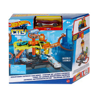 Hot Wheels - City Downtown Express Car Wash - Playset