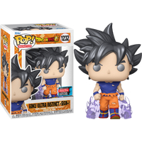 Dragon Ball Super - Goku Ultra Instinct -Sign- Metallic Pop! Vinyl Figure - NYCC 2022