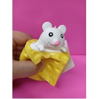 Cheesy Squeeze - Pop Up Mouse - White