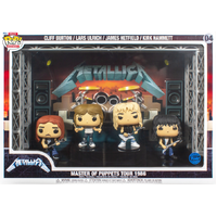 Metallica - Master of Puppets Tour 1986 - Deluxe Pop! Moment Vinyl Figure 4-Pack