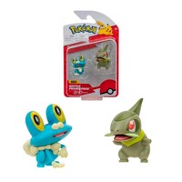 Pokemon - Battle Figure Pack - Froakie + Axew - 2" or 3"