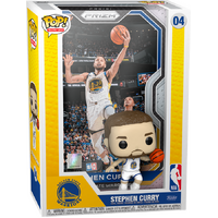 NBA Basketball - Stephen Curry Pop! - Trading Cards  -Vinyl Figure with Protector Case