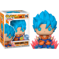 Dragon Ball Super - SSGSS Goku - Kaio-ken Times Twenty - Glow in the Dark - Pop! Vinyl Figure