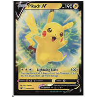 Pikachu V Card - Single Card - SWSH198