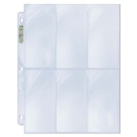 6-Pocket - 2-1/2" X 5-1/4"  - Platinum Series Pocket Pages