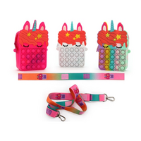 Bubble Pop It Fidget - Unicorn Coin Purse