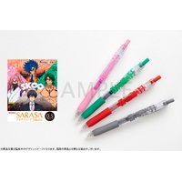 SK8 the Infinity SARASA Clip Color Ballpoint Pen 4 Set Cherry blossom & Joe & Adam & Kikuchi Tadashi
