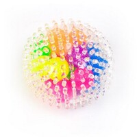 Squishie -  Spiky Massage Ball With DNA Colourful Water Beads Inside - Assortment
