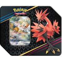 Pokemon Cards - Galarian Zapdos - Crown Zenith Larger Tin