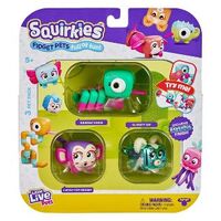 Little Live Pets - Squirkies Metallic -  Squiggly Snake - 3 Pack