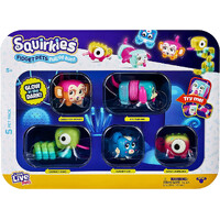 Little Live Pets - Squirkies Metallic -  5 Pack - Glow in The Dark