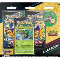 Pokemon Cards - Crown Zenith - Rillaboom -  Pin Blister