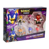 Sonic The Hedgehog - Knuckles - 6.5 cm Figures - 8 Piece Deluxe Pack