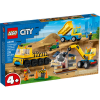 LEGO - City - Construction Trucks and Wrecking Ball Crane - 60391
