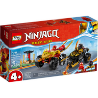 Lego - Ninjago - Dragons Rising - Kai and Ras's Car and Bike Battle - 71789