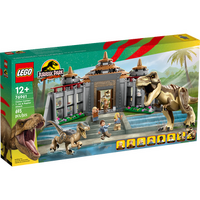 Lego - Jurassic World - The Iconic Visitor Center: T. Rex & Raptor Attack  Scene - 76961