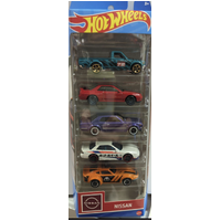 Hot Wheels - Nissan Collection - 5 Pack Cars