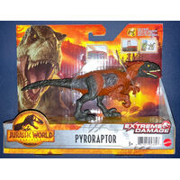 Jurassic World Dominion - Pyroraptor - Extreme Damage - Dinosaur Action Figure
