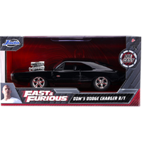 Hollywood Rides - Fast & Furious - Dom’s 1970 Dodge Charger R/T - 1/32 Scale - Die-Cast Vehicle Replica