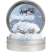 Crazy Aaron's - Hyperdot  -Thinking Putty - White Out