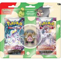 Pokemon - Scarlet & Violet - Lechonk Eraser - Two Blister Pack