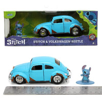 Lilo & Stitch - Stitch & Volkswagen Beetle 1/32 Scale Die-Cast Vehicle Replica