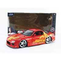 Fast & Furious - Orange JLS Mazda RX-7 -  1:24 Scale