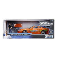 Fast & Furious - Brian & Toyota Supra  - 1:24 Scale