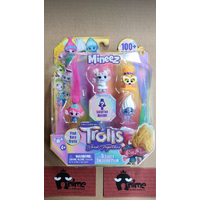 Trolls - Mineez - Surprise 5 Pack - Pink Hair Mouth Closed