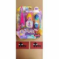 Trolls - Mineez - Surprise 5 Pack - Pink Hair Mouth Opened