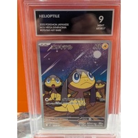 Slab - Helioptile - Grade 9 - Pokemon Card