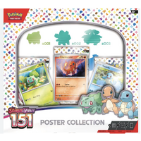 Pokemon Cards -151 Poster Collection (3 Packets) - Scarlet & Violet