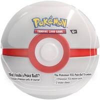 Pokemon Cards - White - Poké Ball Tin - 3 Booster Packs