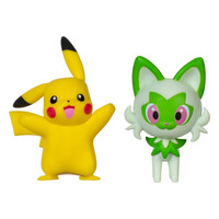 Pokemon Battle Figure Pack - Gen IX - Pikachu and Sprigatito