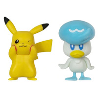 Pokemon Battle Figure Pack - Gen IX - Pikachu and Quaxly