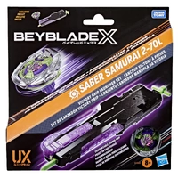 Beyblade X - Saber Samurai 2-70L - Victory Grip Launcher Set 
