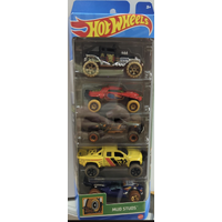 Hot Wheels - Mud Studs Collection - 5 Pack Cars