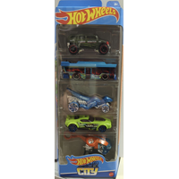 Hot Wheels - HW City Helicopter Collection -  5 Pack Cars