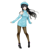 Seisyunbutayarou Series Mai Sakurajima Newly Written Knit Dress Ver. PVC