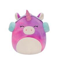 Squishmallows - 5" - Lola the Unicorn with Earmuffs  - Cuteness Series