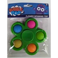 Pop It - Fidget Spinner - Green Flower