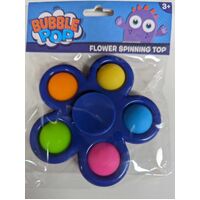 Pop It - Fidget Spinner - Blue Flower