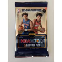 NBA - 2023- 2024 - Hoops Basketball - Gravity Feed - 5 x card per pack