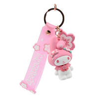 Hello Kitty - Keychain With Hand Strap - Sakura - My Melody