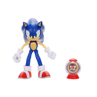 Sonic the Hedgehog - Sonic with Super Ring Item Box - 4" Action Figure