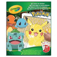 Crayola -  Pokemon - Colour and Sticker Book