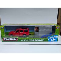 Diecast - Country Life - Red - 4 x 4 Horse Trailer