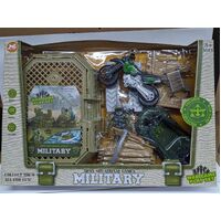 Military - War Games Play Set - Bike