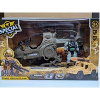 Military - Combat Vehicles Playset - Helicopter